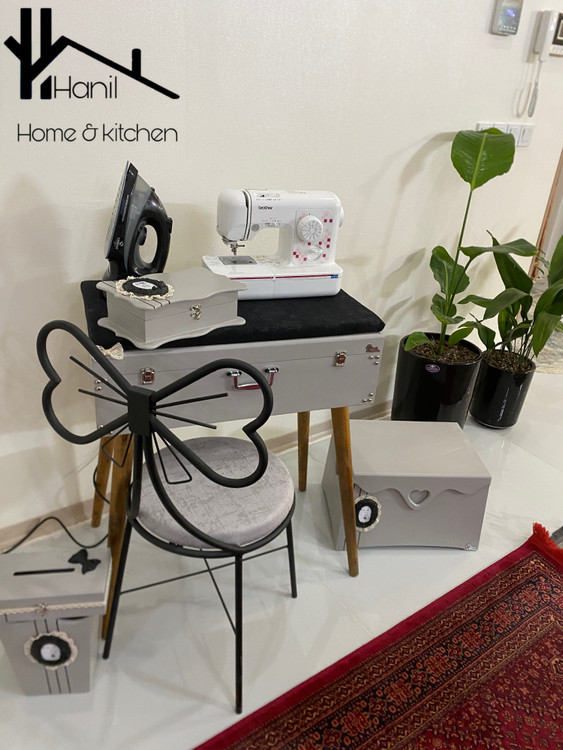 ست جهیزیه طوسی مشکی